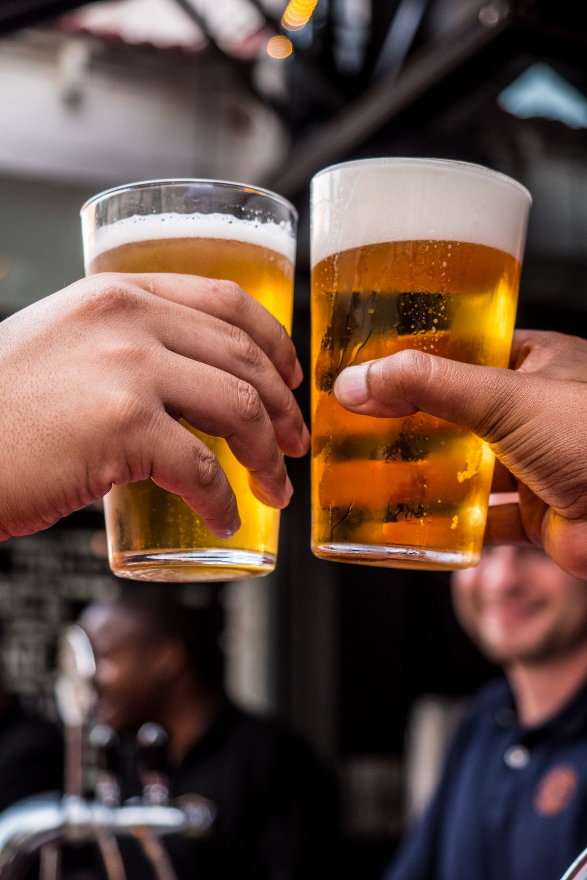 Cold beer on tap